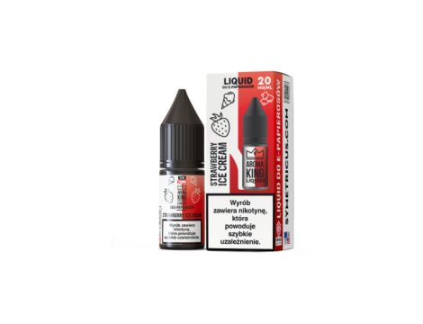 Liquid Aroma King Salt 20 mg 10 ml - Strawberry Ice Cream